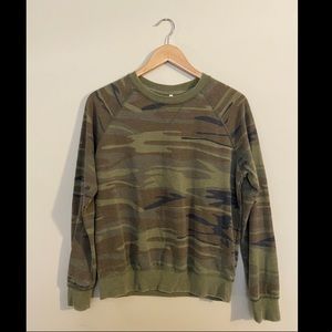 Camo sweater